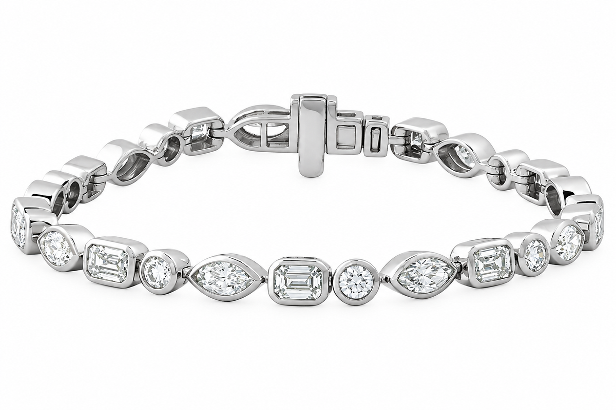 14K Dancing Diamond Bracelet