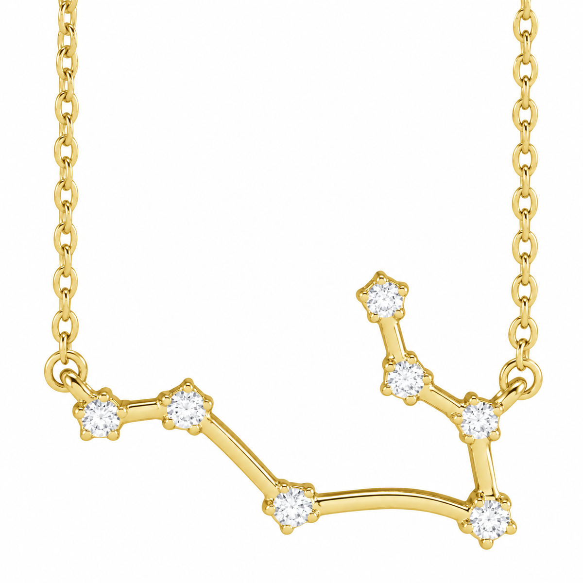 14K Diamond Constellation Necklace