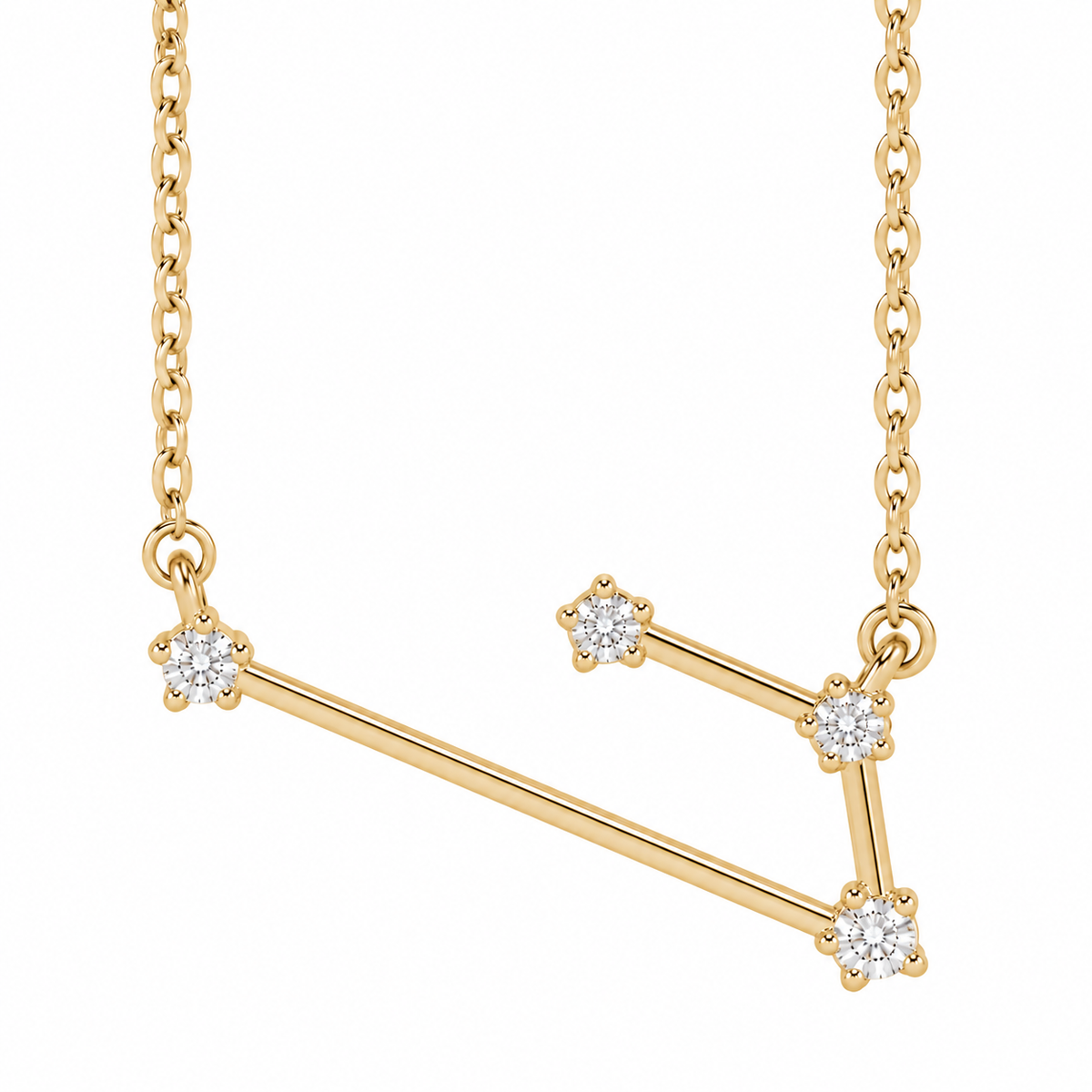 14K Diamond Constellation Necklace