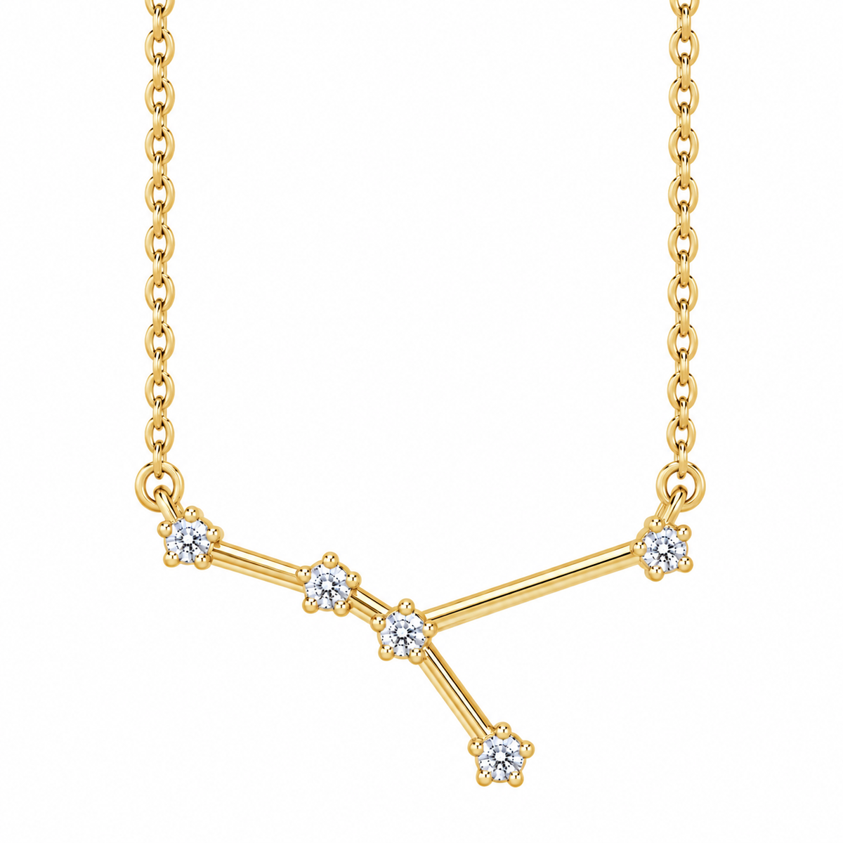 14K Diamond Constellation Necklace