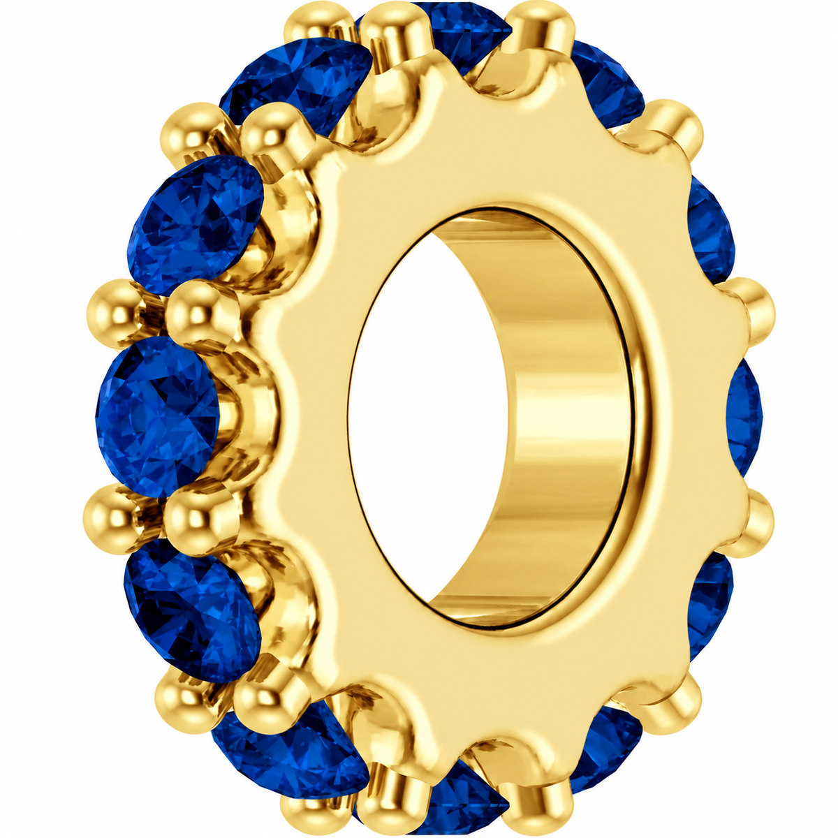 14K Stackable Birthstone Spacer Charm