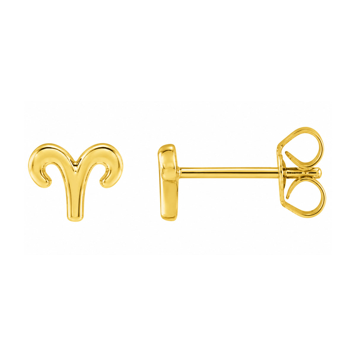 14K Your Zodiac Sign Stud Earrings
