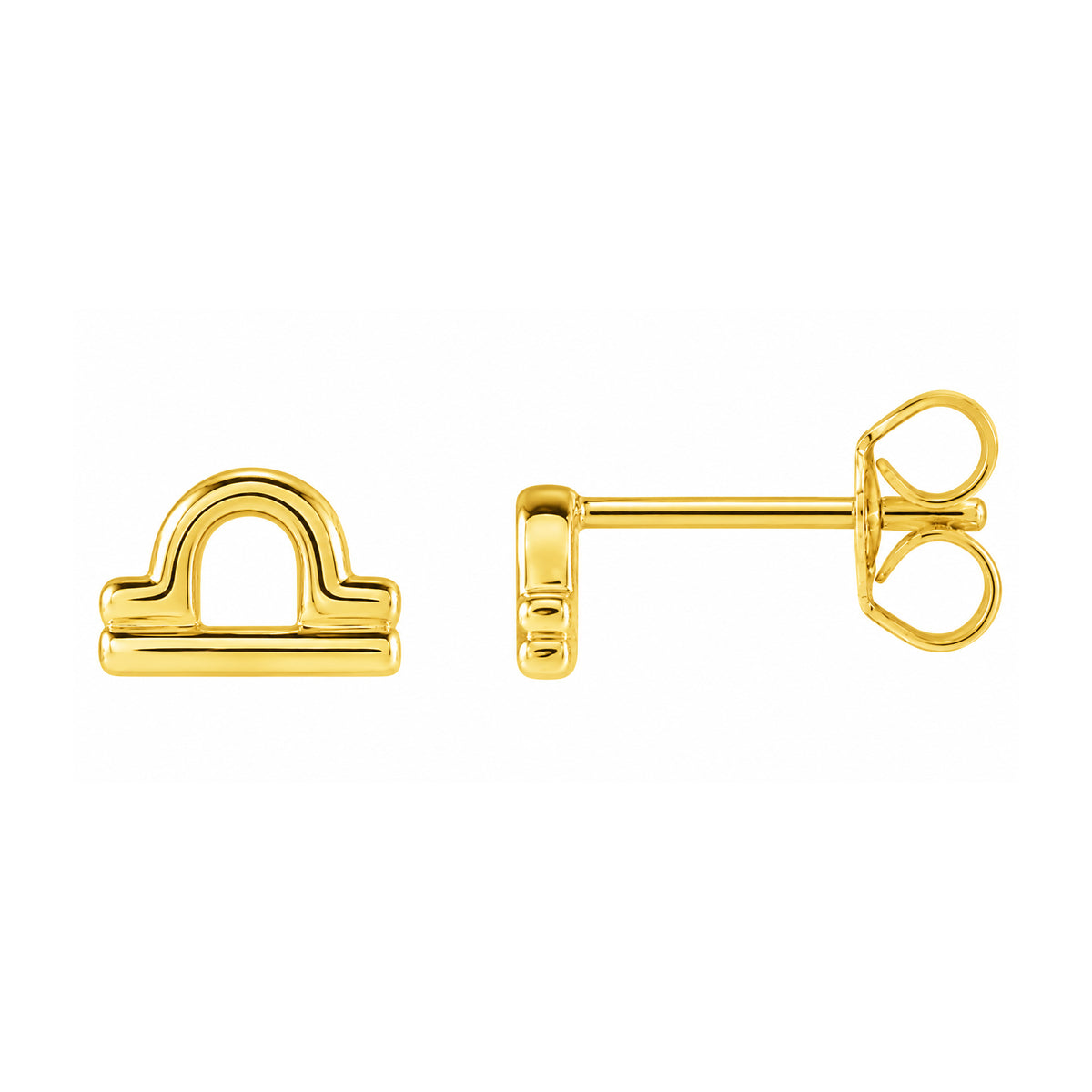 14K Your Zodiac Sign Stud Earrings